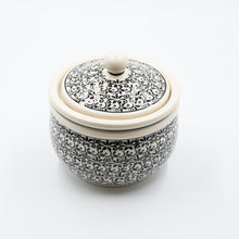 Load image into Gallery viewer, Polish Pottery ceramic container 0,75L "Hieroglyphs"