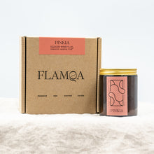 Load image into Gallery viewer, Flamqa vegan scented candle PINKIA