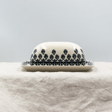 Load image into Gallery viewer, Polish Pottery ceramic butter dish D-1257