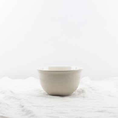 Polish Pottery ceramic bowl creme glaze