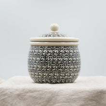 Load image into Gallery viewer, Polish Pottery ceramic container 1,0L "Hieroglyphs"