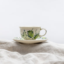 Load image into Gallery viewer, Polish Pottery ceramic cup with the saucer dec. D-1308