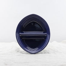 Load image into Gallery viewer, Polish Pottery ceramic divided dish cobalt glaze
