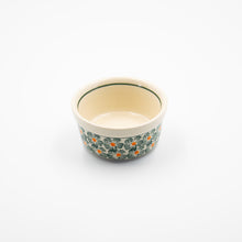 Load image into Gallery viewer, Ceramic bowl 100ml &quot;Green flowers-meadow&quot; | Polish Pottery | Agzu store
