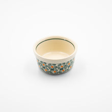 Load image into Gallery viewer, Ceramic bowl 100ml "Green flowers-meadow" | Polish Pottery | Agzu store