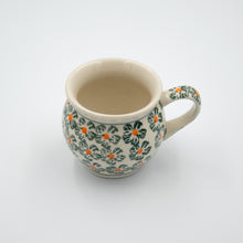 Load image into Gallery viewer, Ceramic mug 160ml "Green flowers meadow" | Agzu store