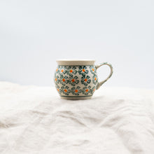 Load image into Gallery viewer, Ceramic mug 160ml "Green flowers meadow" | Agzu store
