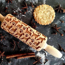 Load image into Gallery viewer, Rolling pin with pattern "Dogs" | Agzu store