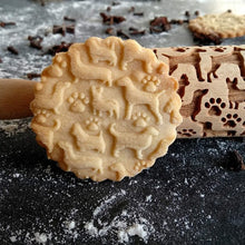 Load image into Gallery viewer, Rolling pin with pattern "Dogs" | Agzu store