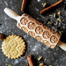 Load image into Gallery viewer, Rolling pin with pattern "EMOTIKON" | Agzu store
