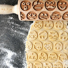Load image into Gallery viewer, Rolling pin with pattern "EMOTIKON" | Agzu store
