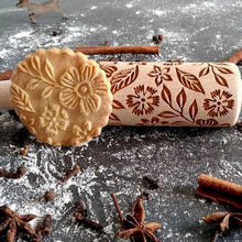 Load image into Gallery viewer, Rolling pin with pattern "FLOMICHAEL" | Agzu store
