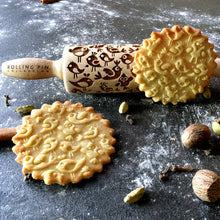 Load image into Gallery viewer, Rolling pin with pattern "Funny Birds" | Agzu store