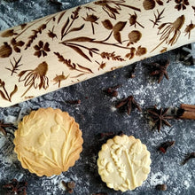Load image into Gallery viewer, Rolling pin with pattern "Wild Flowers" | Agzu store