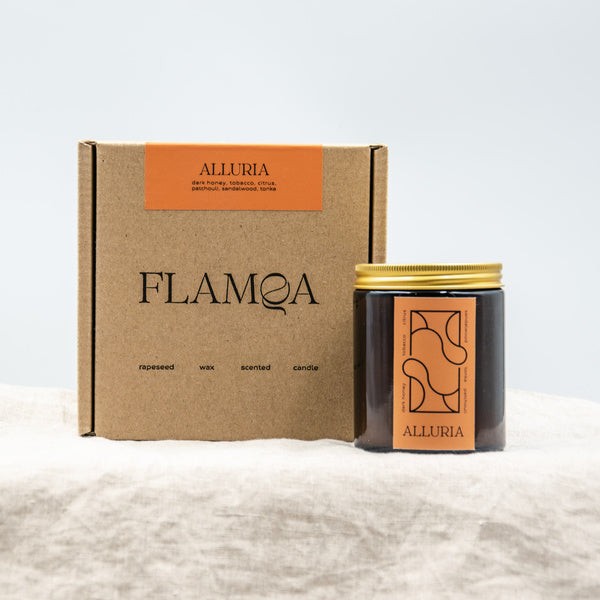 Flamqa Alluria vegan scented candle 