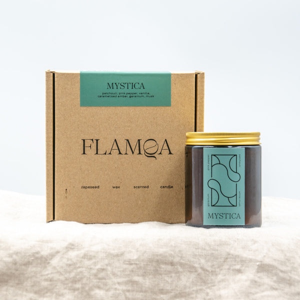 Flamqa vegan scented candles Mystica