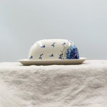Load image into Gallery viewer, Polish Pottery ceramic butter dish 1303A
