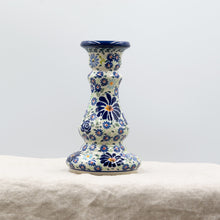 Load image into Gallery viewer, Polish Pottery candlestick holder DU-126
