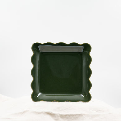 Ceramic plate squared 