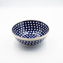 Load image into Gallery viewer, Ceramic bowł 1,3L &quot;Blue Ladybug&quot; | Polish Pottery | Agzu store
