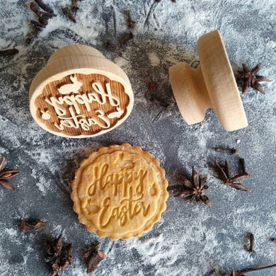Wooden cookie stamp 