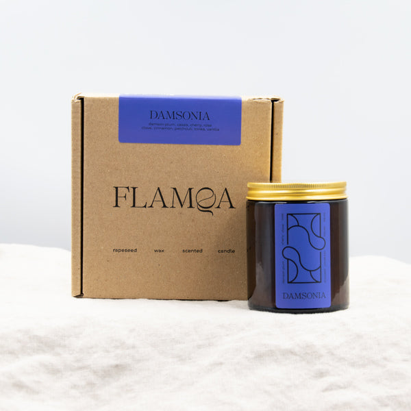 Flamqa Damsonia scented candle | Agzu store