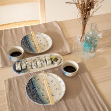 Load image into Gallery viewer, Sushi Set &quot;Dandelion in Wind&quot; Service for 2/5-piece | Agzu store
