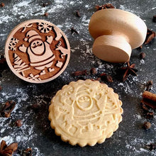 Load image into Gallery viewer, Embossed wooden stamp with pattern &quot;Santa Claus&quot; | Agzu store
